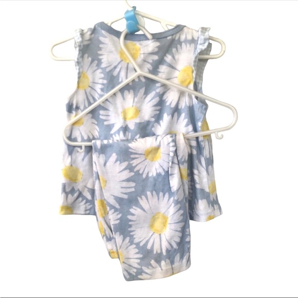(73) Carter’s 2-pc Daisy Top & Pant Set - Picture 2 of 2
